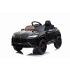 Elektrické autíčko Lamborghini Urus, 12V, 2,4 GHz dálkové ovládání, USB / SD Vstup, odpružení, otvíravé dveře, měkké EVA kola, 2 X MOTOR, černé, ORIGINAL licence
