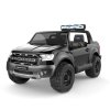 Elektrické autíčko Ford Raptor Policejní, EVA kola, Kvalitní odpružení, čalouněné sedadlo, 2,4 GHz DO, klíč, 2 X MOTOR, Dvoumístné, USB, SD karta, ORGINAL licence