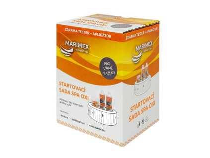 Marimex Spa sada Oxi (OXI 0,5 kg, Odpěňovač 0,6 l, Aktivátor 0,6 l)