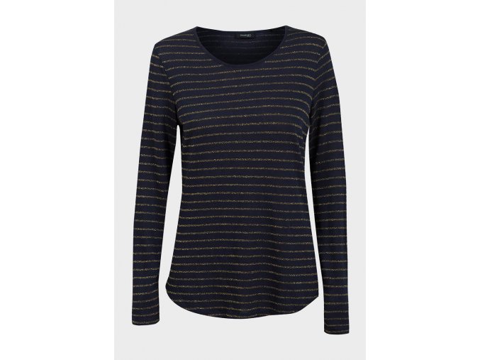 ltop0391nvy womanldslurexstripetop