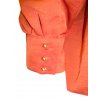 oranžová saténová halenka - košile