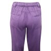 fialové šortky capri kalhoty