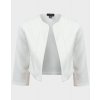 ljac0354off ex chainstore lds 34 slv open front cropped blazer 1 1