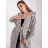 pol pl Szara dluga bluza z kapturem i kieszeniami 385373 6