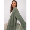 pol pl Hurtownia Khaki dlugi kardigan z kieszeniami 401569 3