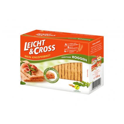 Leicht & Cross Chrumkavý ražný chlieb 125g