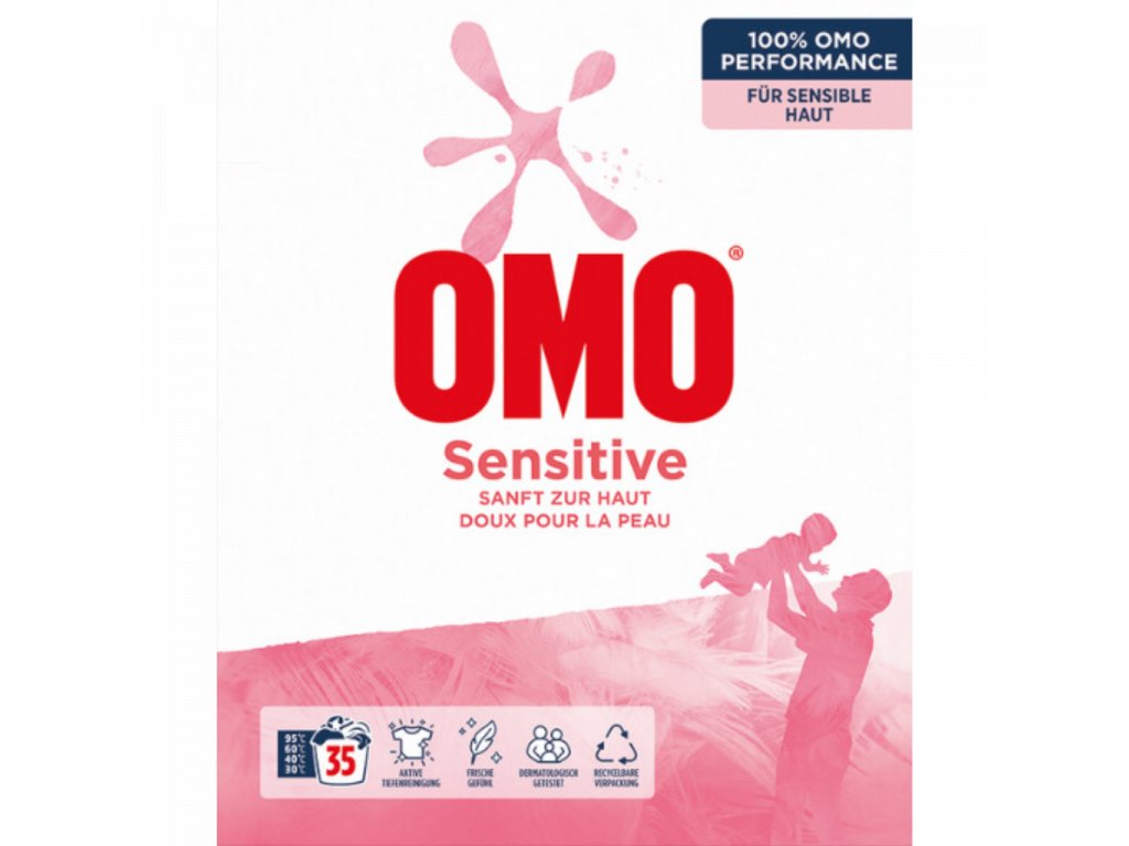 OMO Sensitive 2,275 kg 35 praní - sypaný