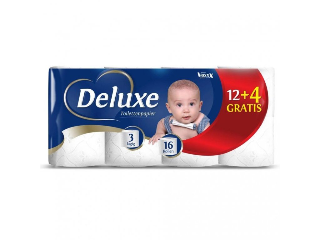 Deluxe Toaletný papier 16roliek 3vrstvový
