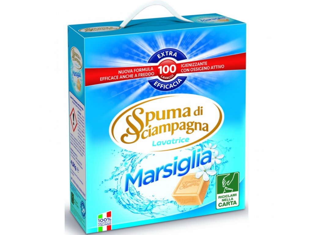 Spuma di Sciampagna Marsiglia UNI 4,5 kg - sypaný