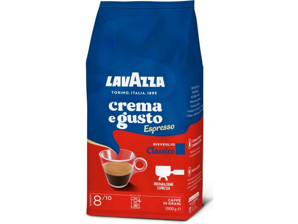 Lavazza Espresso Crema e Gusto 1kg zrnková káva