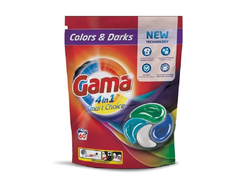Gama 4v1 Colors & Darks pracie gélové kapsule 60ks