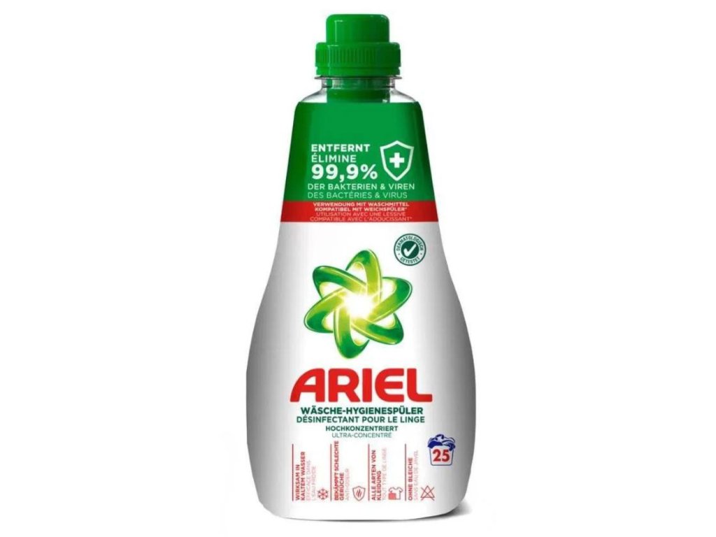 Ariel Hygienická dezinfekčná aviváž 1 L 25 praní