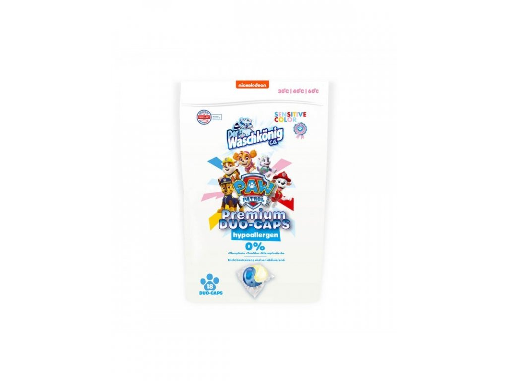 Waschkonig gélové kapsuly SENSITIVE PAW Patrol 18ks