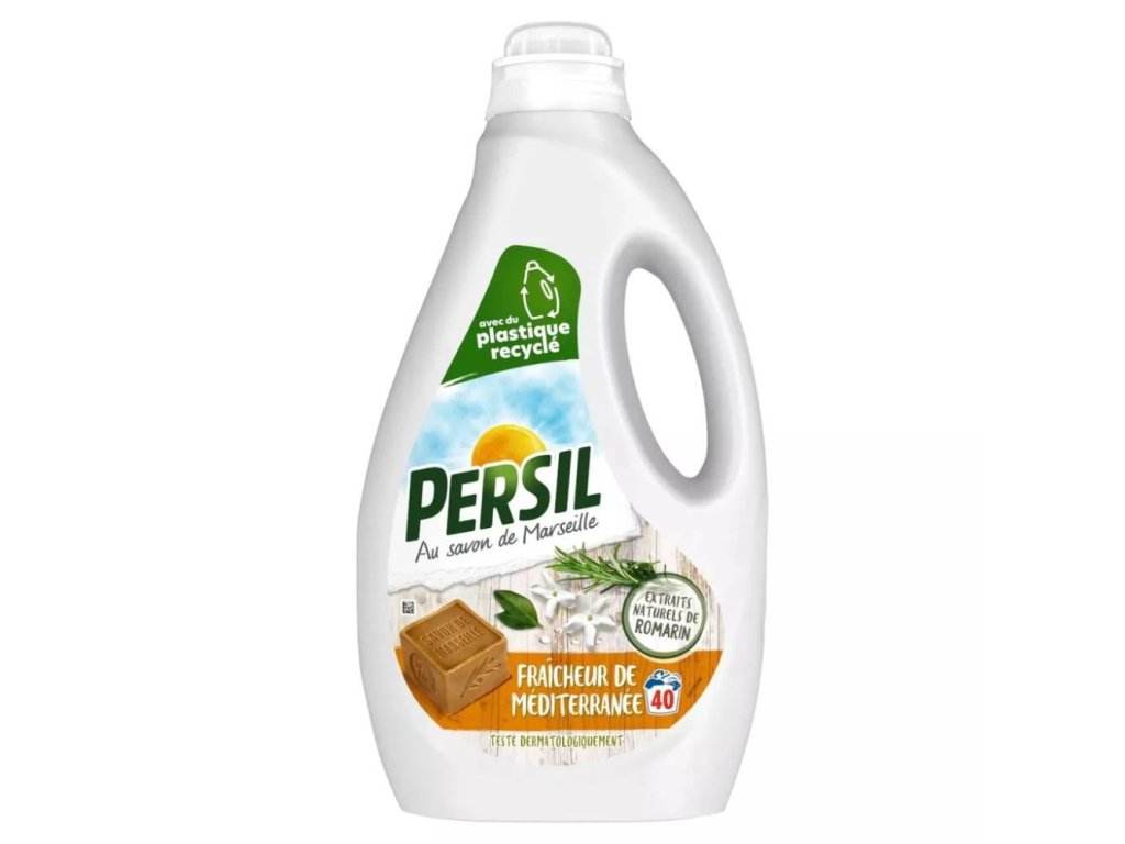 Persil gel 1,8L Au Savon De Marseille Extraits Naturels De Romarin 40W