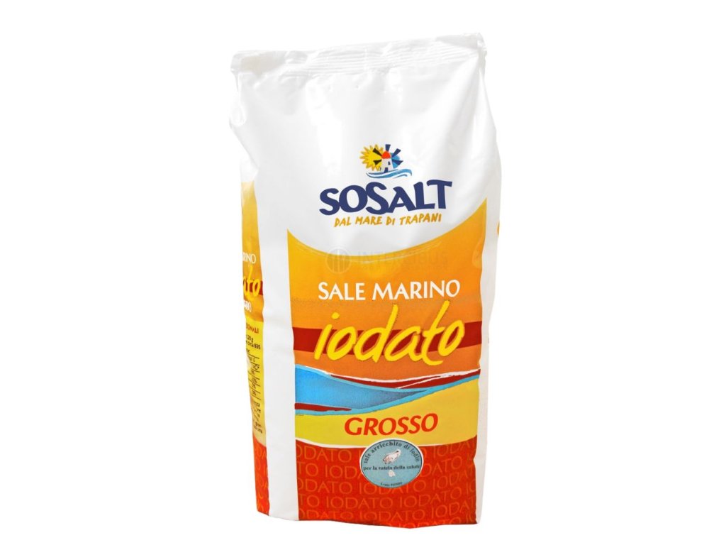 Morská soľ hrubozrnná, jodizovaná 1kg