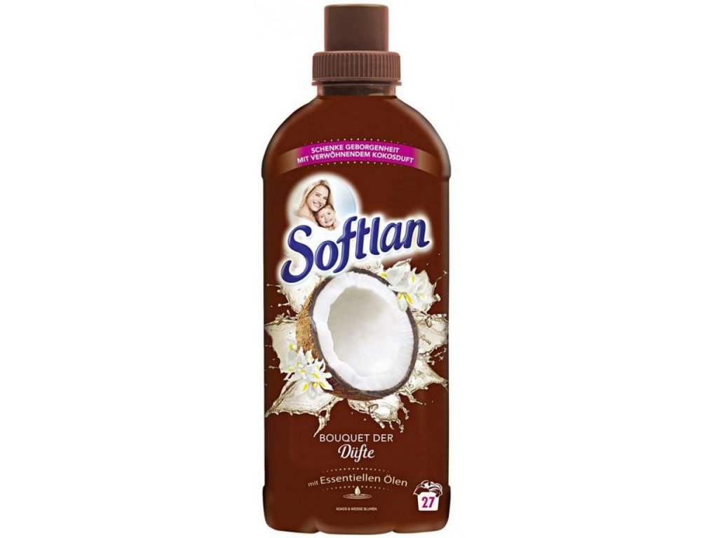 Softlan Kokos & Weisse Blumen aviváž 650ml vegan 27 prani