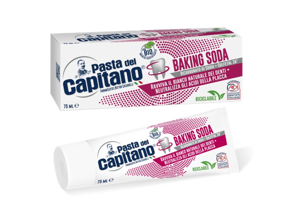 Pasta del Capitano Baking Soda  - zubná pasta 75ml