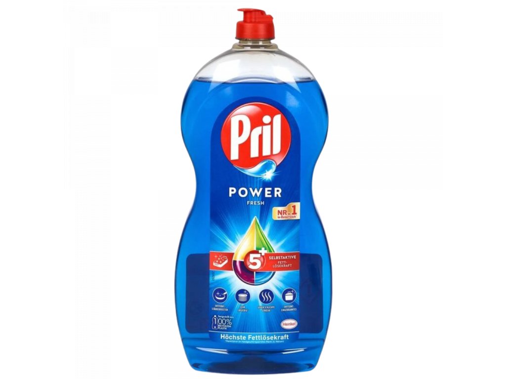 Pril Power Fresh - Prípravok na umývanie riadu  1,2 L