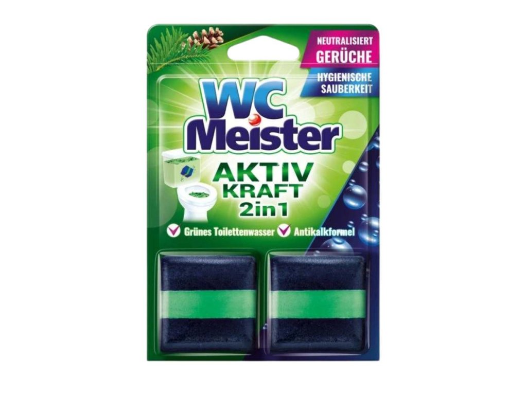 WC Meister kocka do splachovača 2x50g vôňa lesu