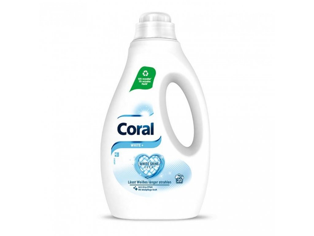 Coral White+ prací gél 1L