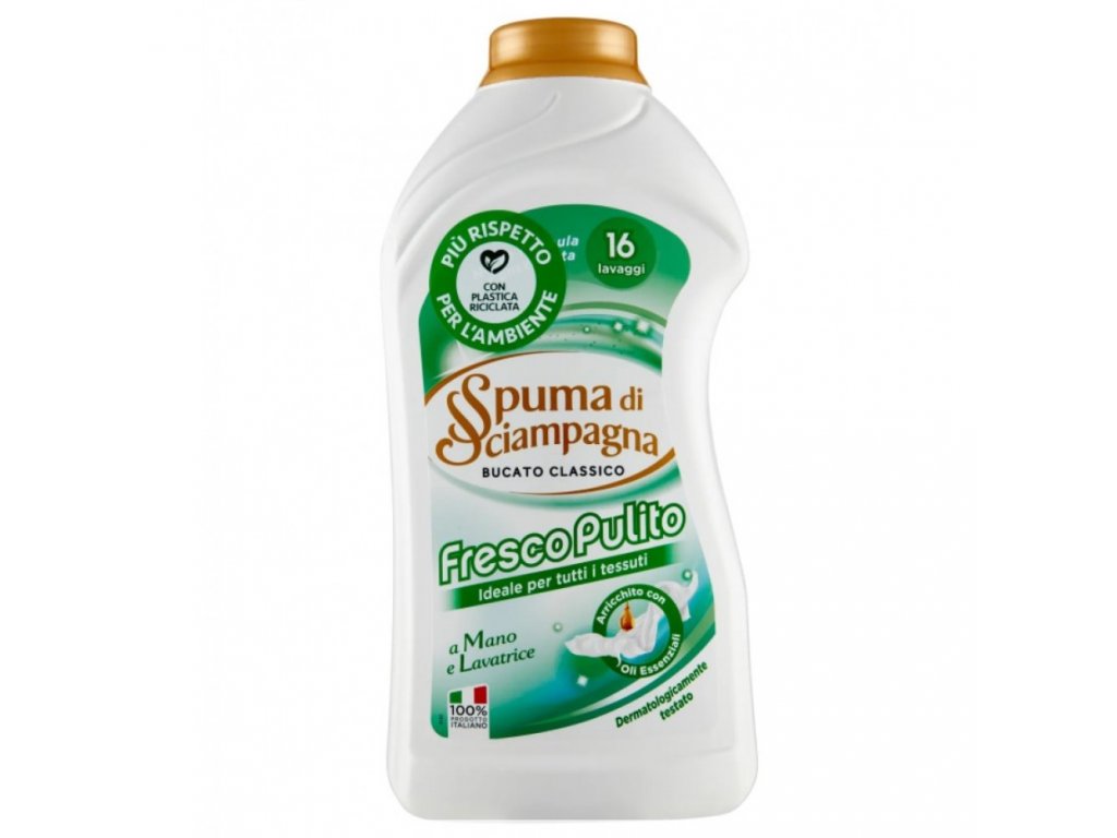 Spuma di Sciampagna Fresco Pulito UNI 800ml 16 praní - tekutý