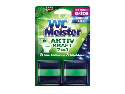 WC Meister kocka do splachovača 2x50g vôňa lesu
