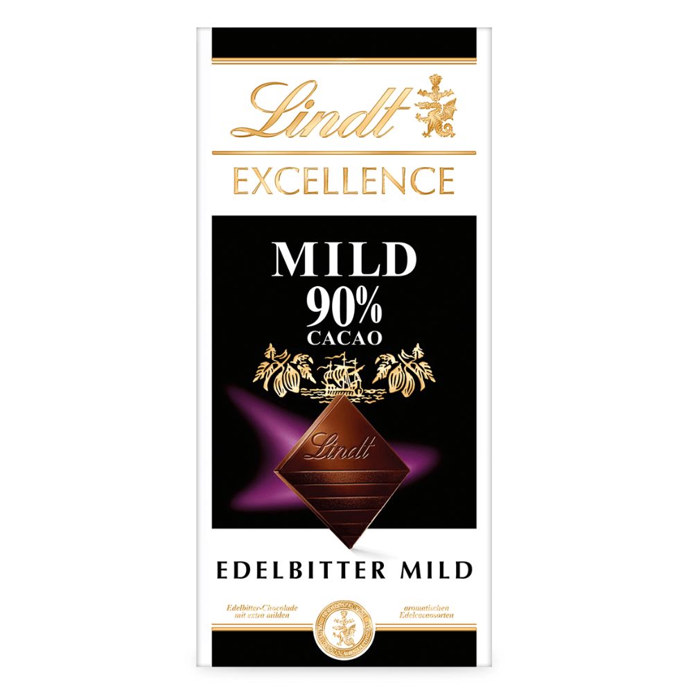 Lindt Excellence Mild Horká čokoláda so 90% kakaa 100g