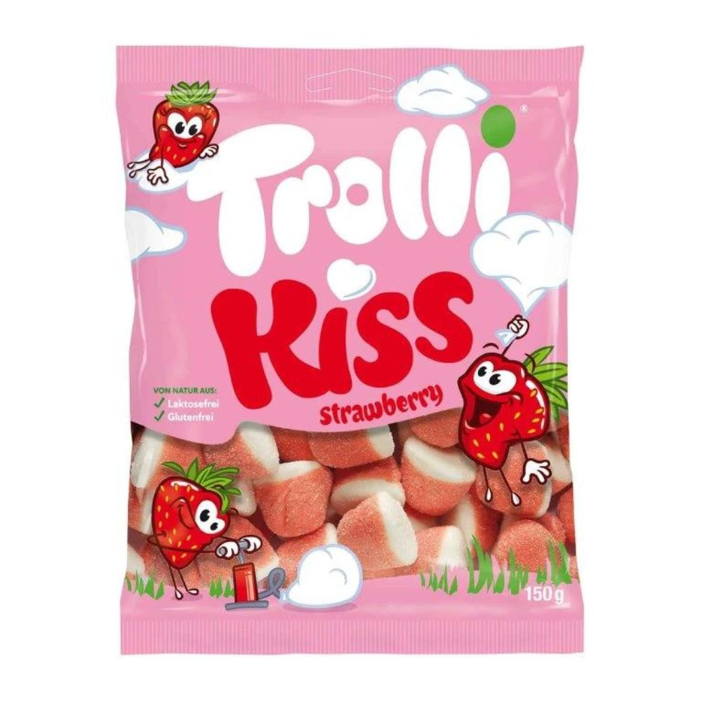Trolli Strawberry Kiss želé 150g