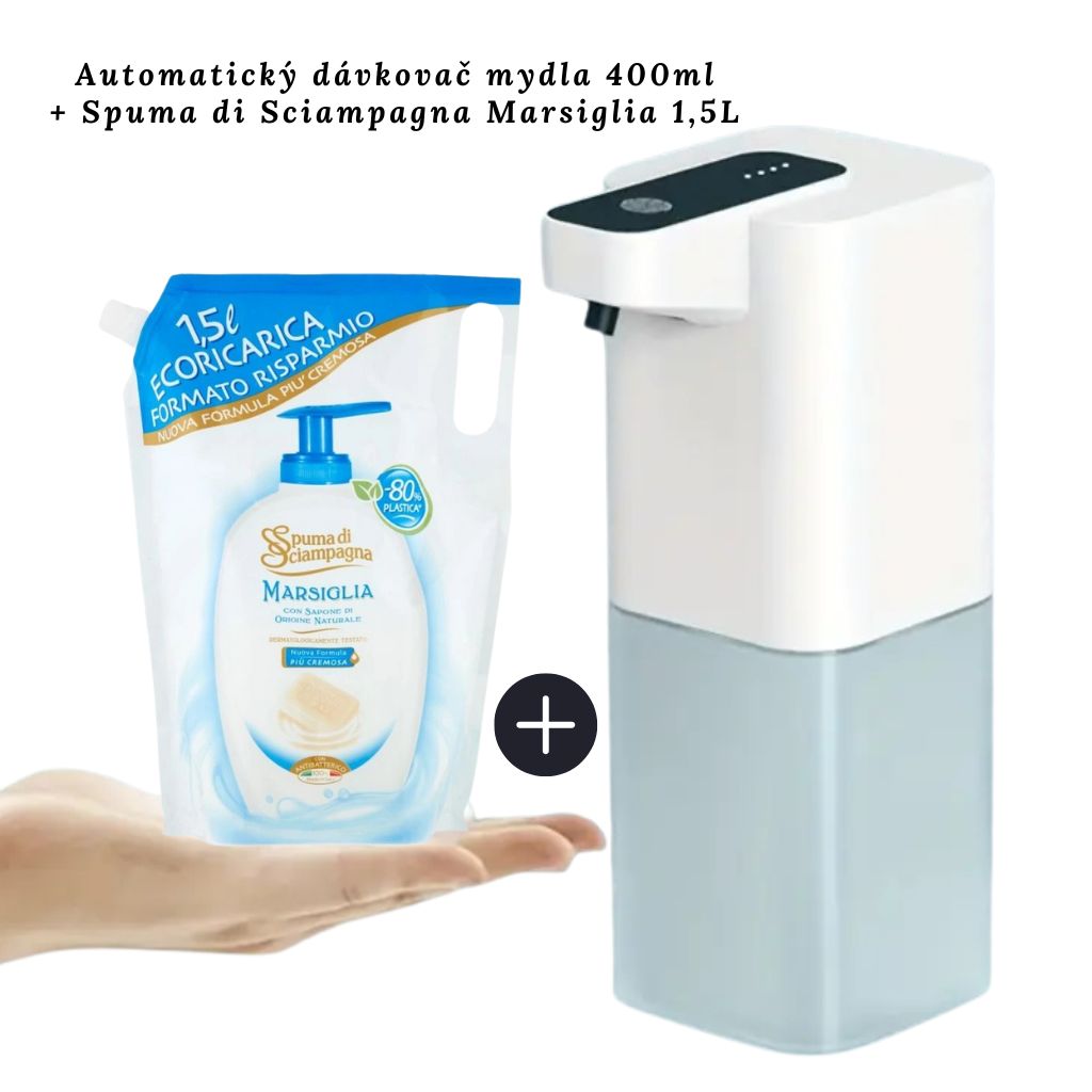 Automatický dávkovač mydla + Marsiglia 1,5L