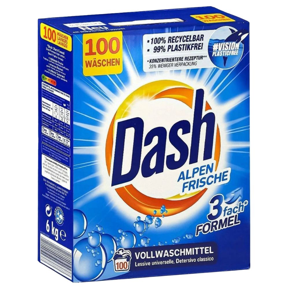 DASH Universal - prací prášok 6kg 100 praní