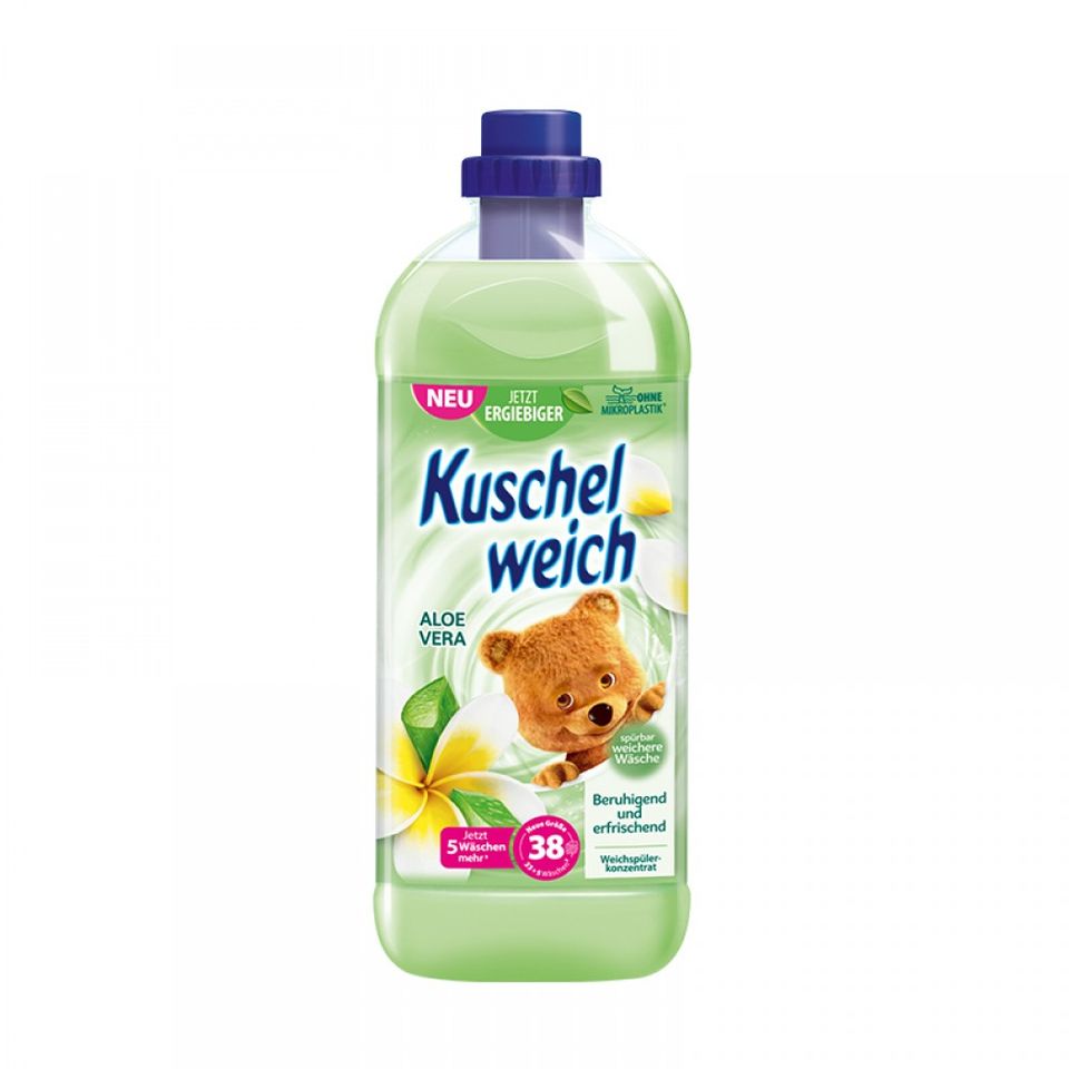 Kuschelweich Aloe Vera aviváž 1 L 38 praní