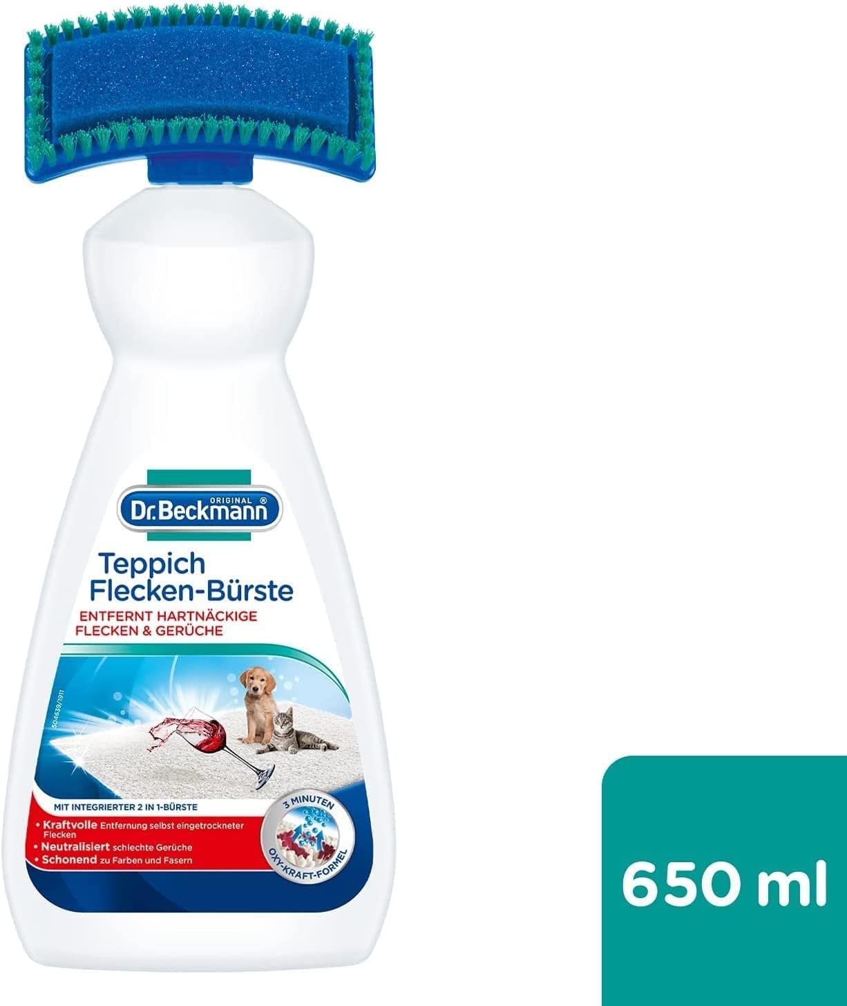 Dr.Beckmann Teppich Flecken 650ml - Kefa 650 ml s Oxy-Power a organickým alkoholom