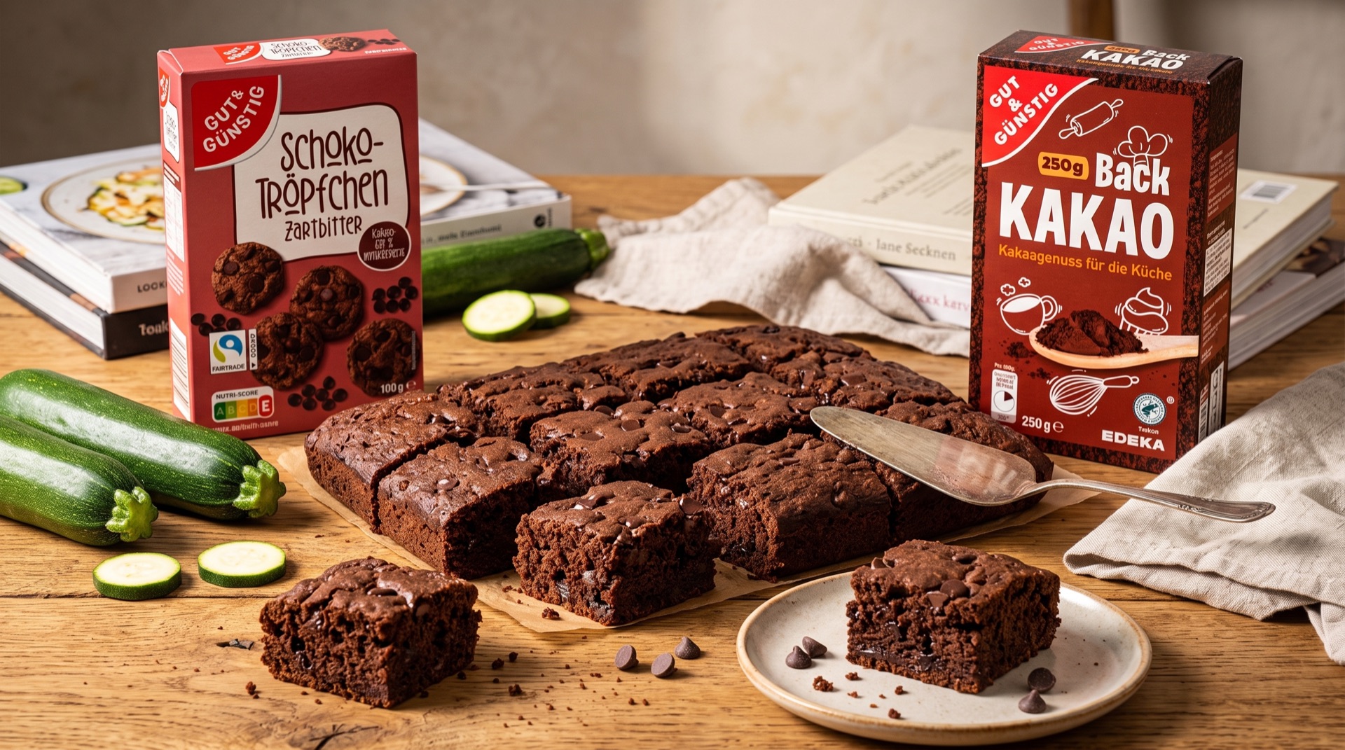 Cuketová buchta s čokoládou: vláčný recept na plech
