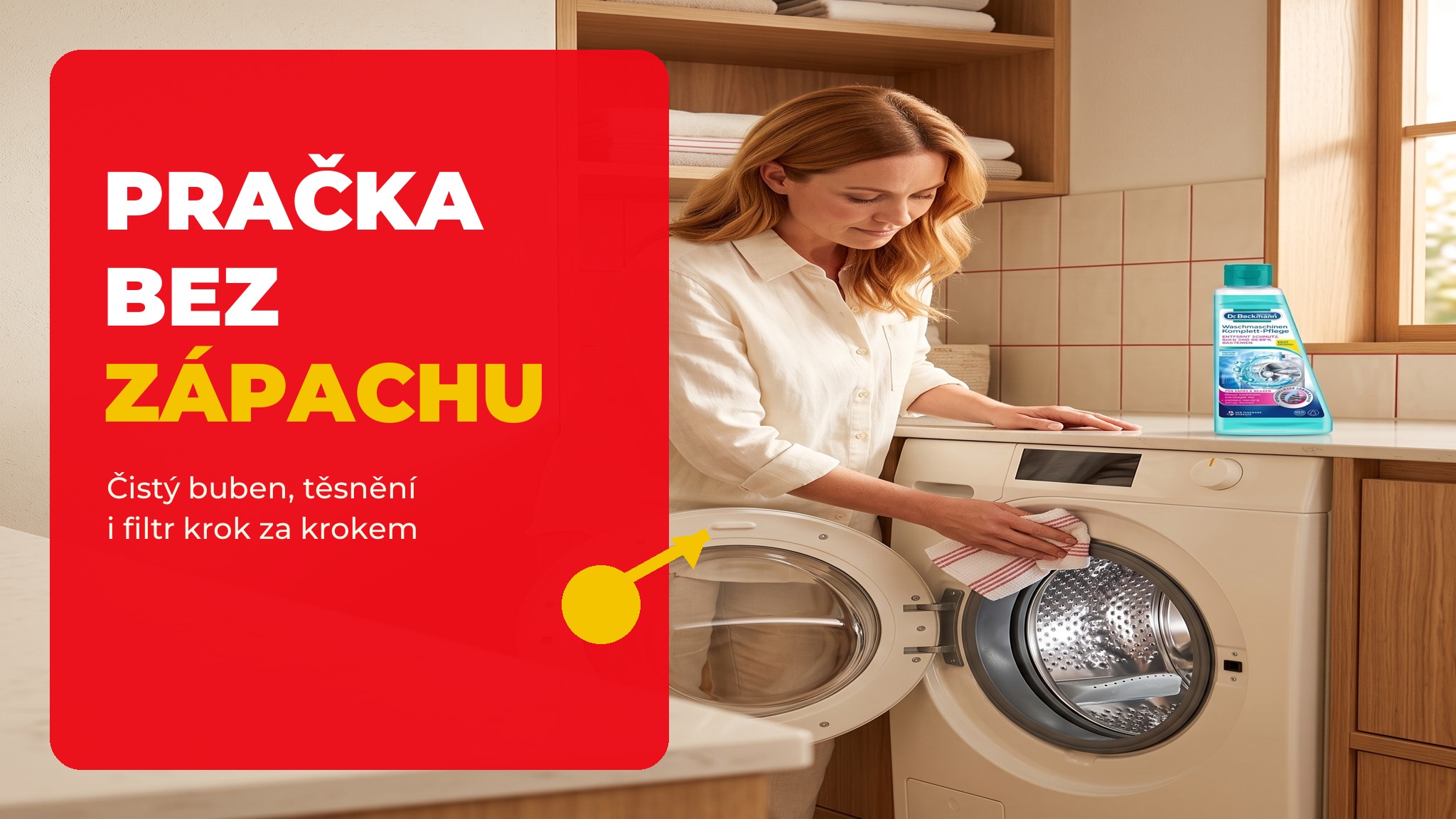 Jak vyčistit pračku: postup proti zápachu a usazeninám