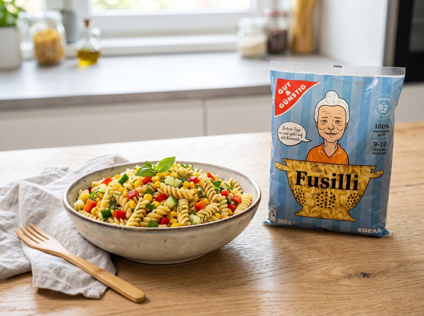Těstovinový salát ke grilování: rychlý recept se zeleninou