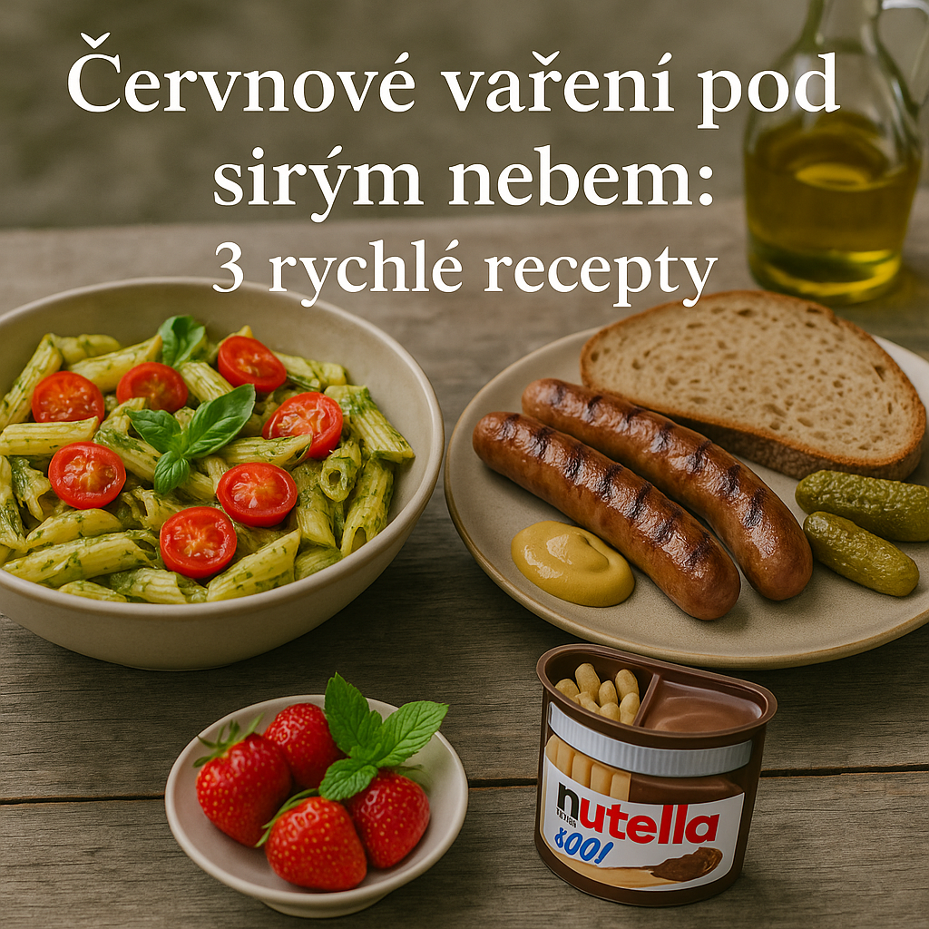 🥗 Červnové vaření pod širým nebem: 3 rychlé recepty z kvalitních surovin z Německa a Itálie