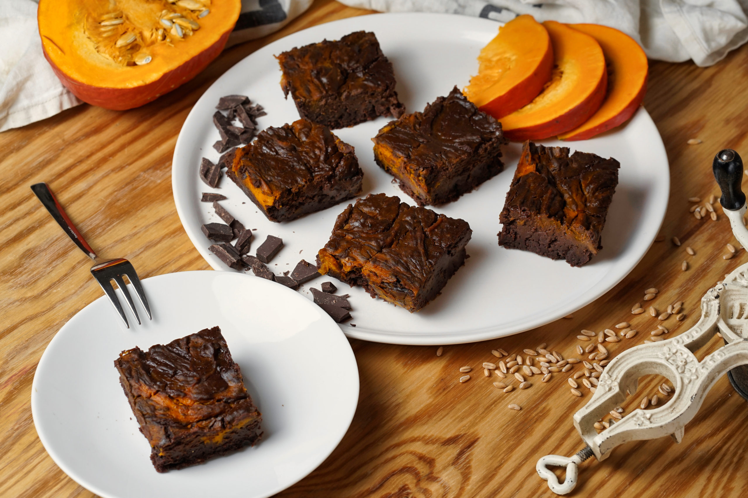 Podzimní dýňové menu: Dýňové brownies