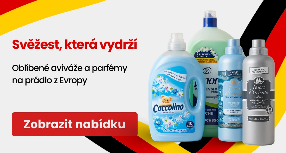 Aviváže a parfémy na prádlo z Evropy
