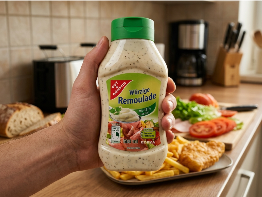 G&G remuláda 500 ml - balení v ruce