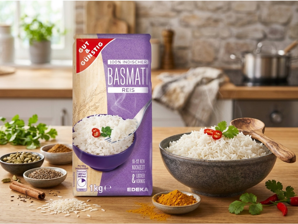 G&G rýže Basmati 1 kg - servírování