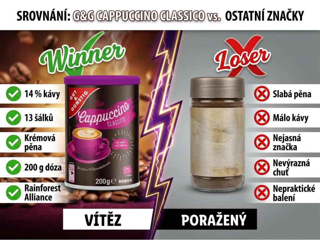 Srovnání G&G CAPPUCCINO CLASSICO 200 g