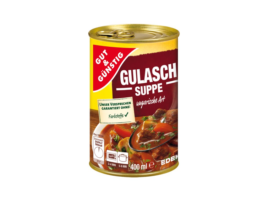 G&G Gulášová polévka 400ml  - originál z Německa