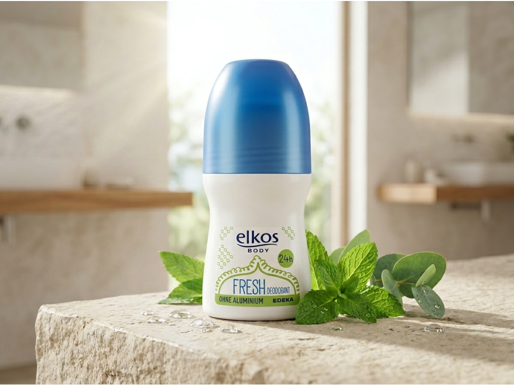 Elkos FRESH Deo Roll-on 50ml v čistém svěžím prostředí