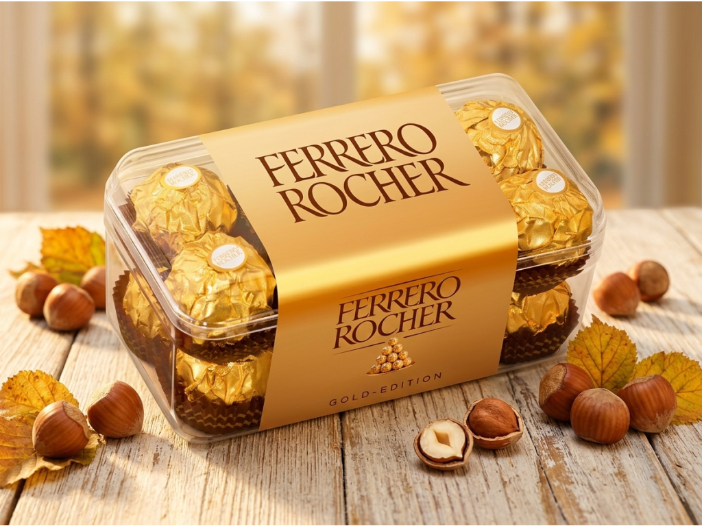 Ferrero Rocher 200g a čerstvé lískové oříšky