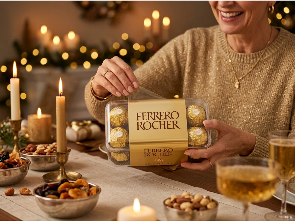 Ferrero Rocher 200g jako sváteční dárek