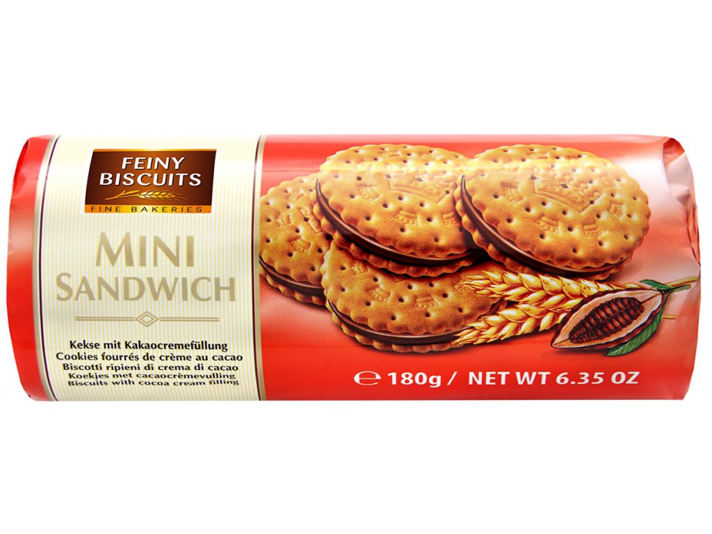 Biscuits Sendvičové sušenky s čokoládovou náplní 180g