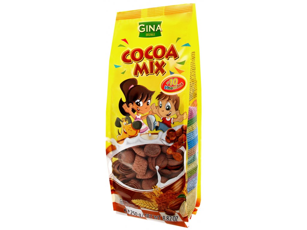 Gina Cereálie kakaové MIX 250g