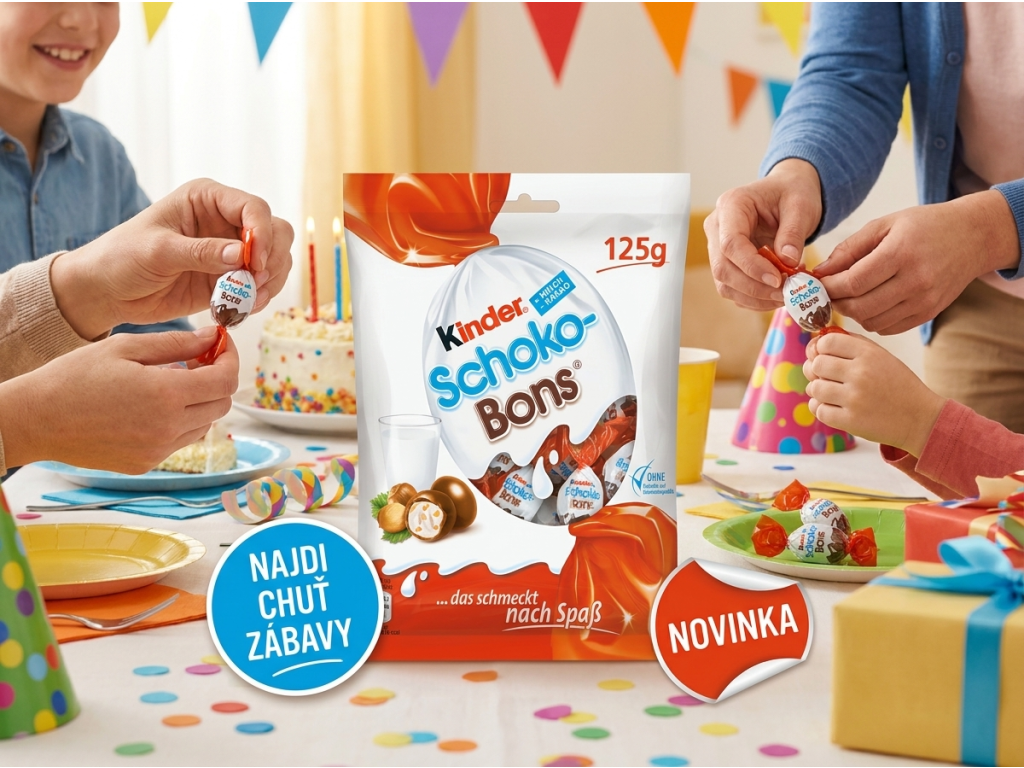 Sdílení Kinder Schoko-Bons