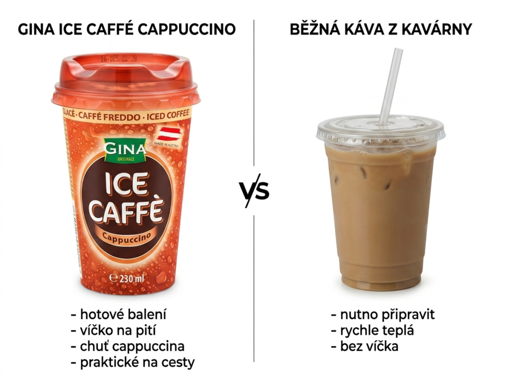 Gina Ledová káva Cappuccino 230 ml - srovnání