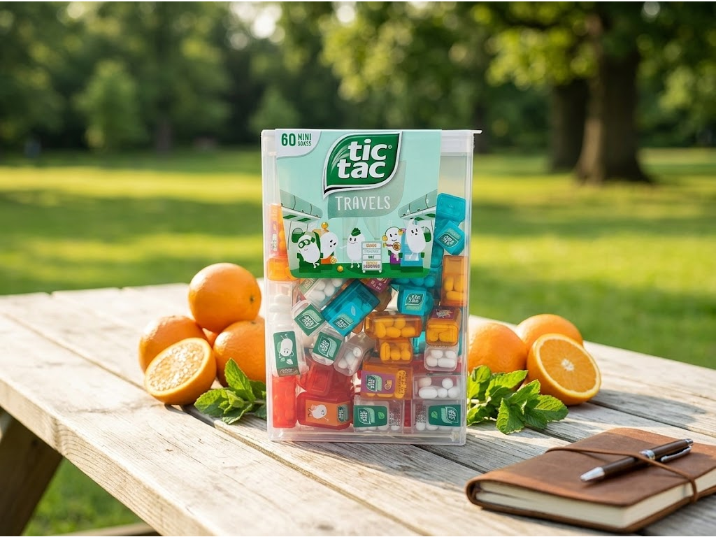 Tic Tac Maxi Pack 228g - svěží bonbony na výlet